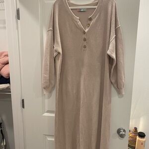 Free People Hailee Sweater Midi Dress Size XL